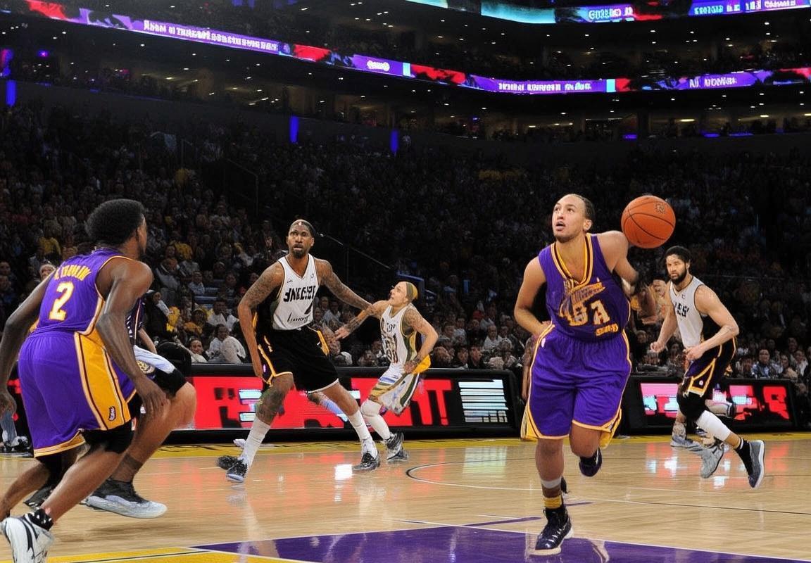 2015湖人爵士巅峰对决：激情碰撞经典回顾(图1)